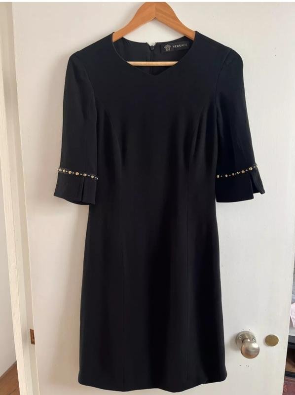 Женский Versace Платье Чёрный S