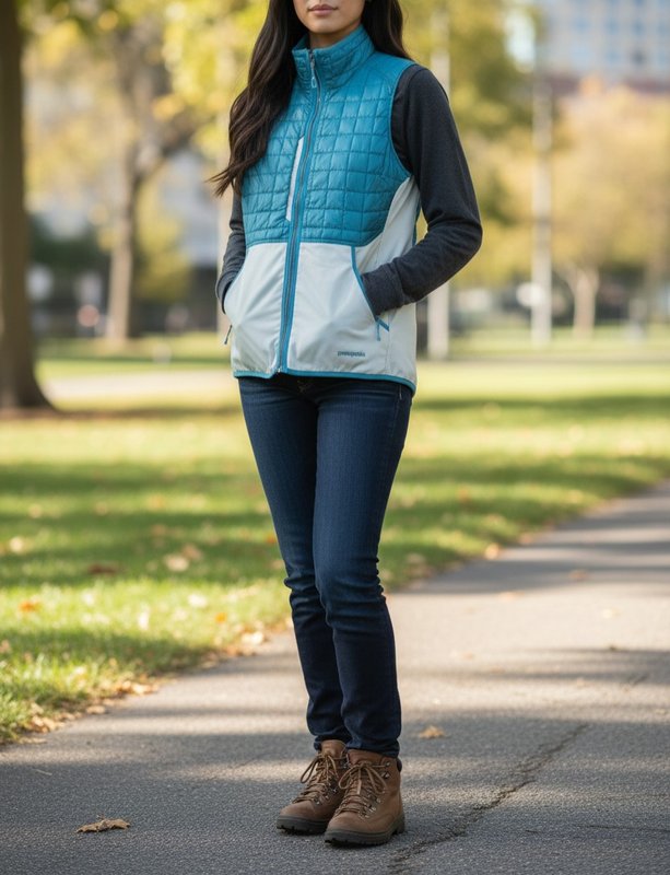 Женский Patagonia Жилетка Бирюзовый L