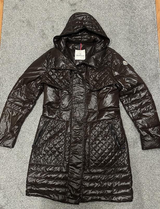 Женский Moncler Пуховик Коричневый 3