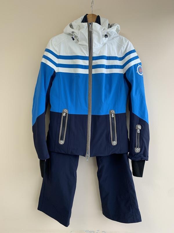 Damen Bogner Skianzug Blau