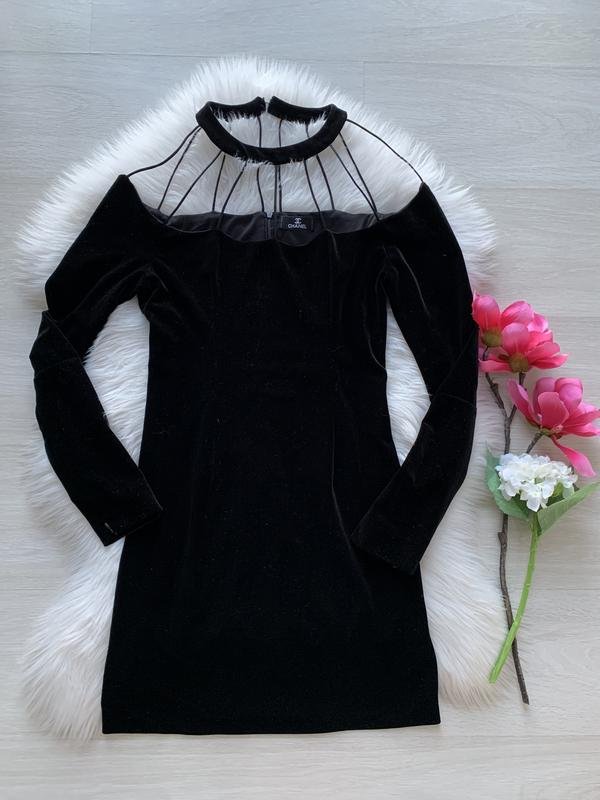 Женский Chanel Сукня Чёрный 36