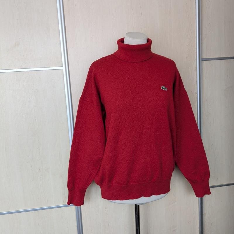 Женский Lacoste Водолазка Красный