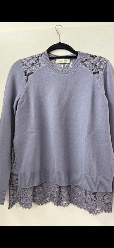 Женский Valentino Свитер Фиолетовый