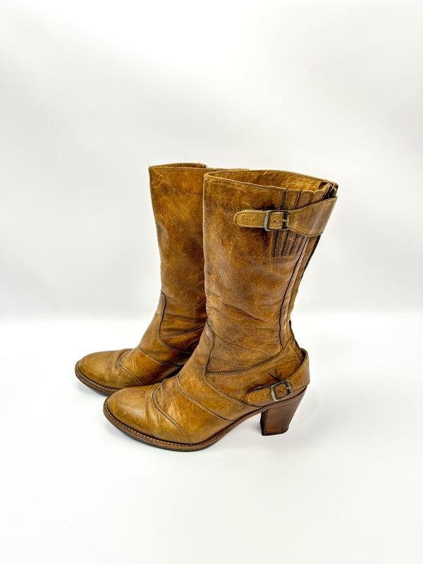 Женские Belstaff Ботинки Коричневые EU 41