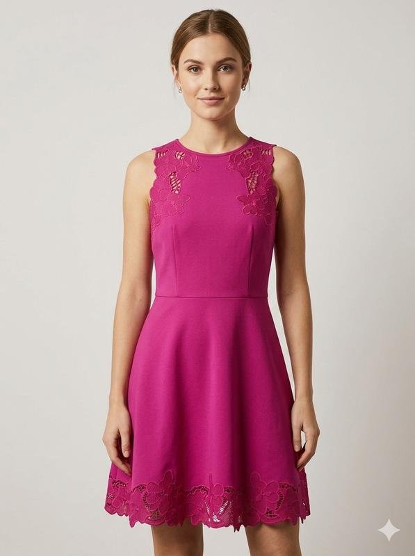 Женский Ted Baker Платье Фуксия 2 (S/M)