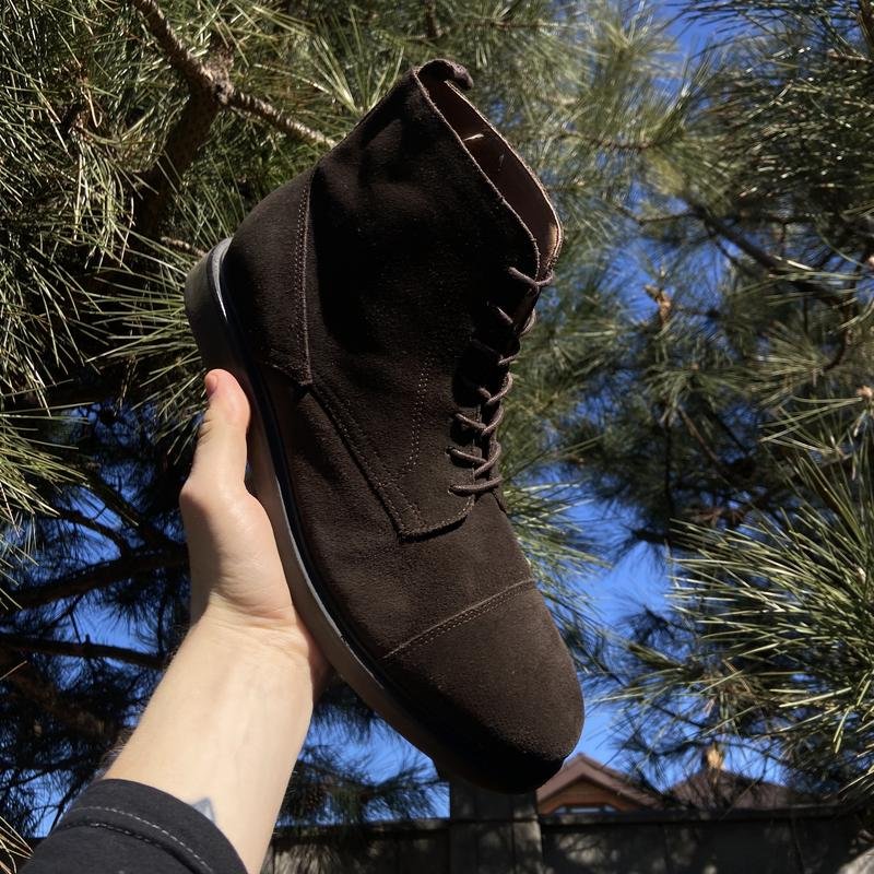 Мужские Hudson Ботинки Коричневый Замша 43