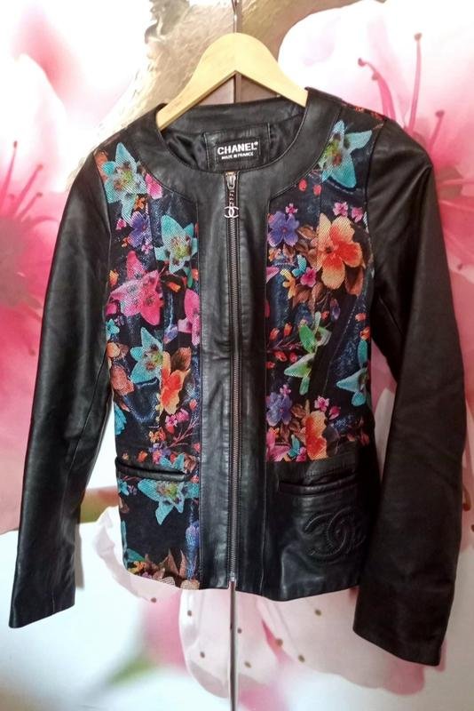 Chanel Жакет Разноцветный 34