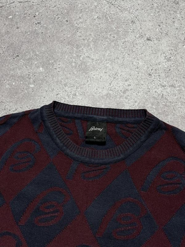 Men Brioni Sweater Red L