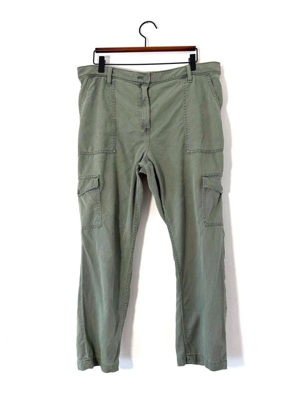 Damen White Stuff Hosen Khaki Viskose XXL