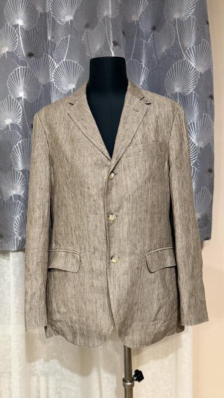 Uomo Hackett Blazer Beige Lino 40