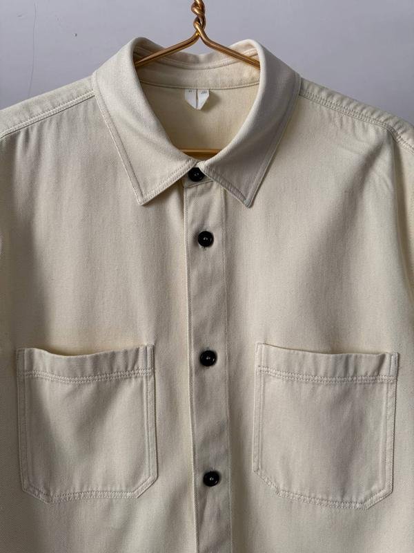 Homme ARKET Chemise Jaune Coton L