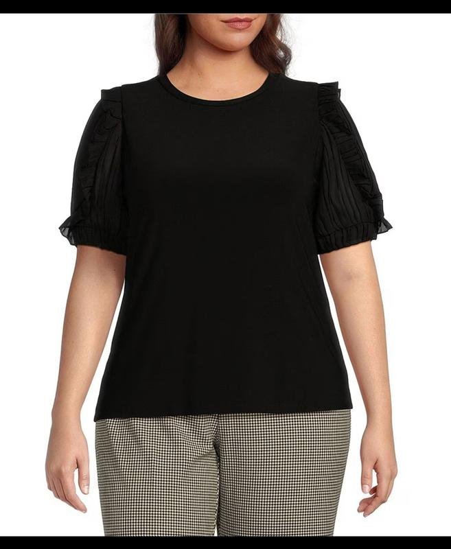 Женская Anne Klein Блуза Чёрная L