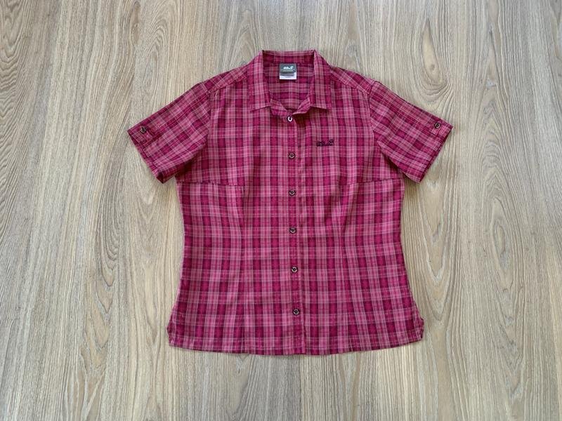 Женская Jack Wolfskin Рубашка Розовая L