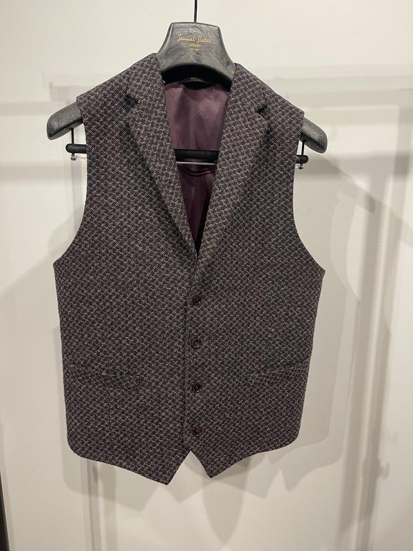 Men Doppelgänger Vest Brown L