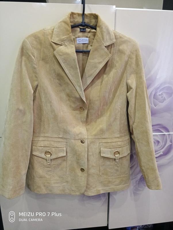 Femme Maria Bellesi Blazer Beige Suède M