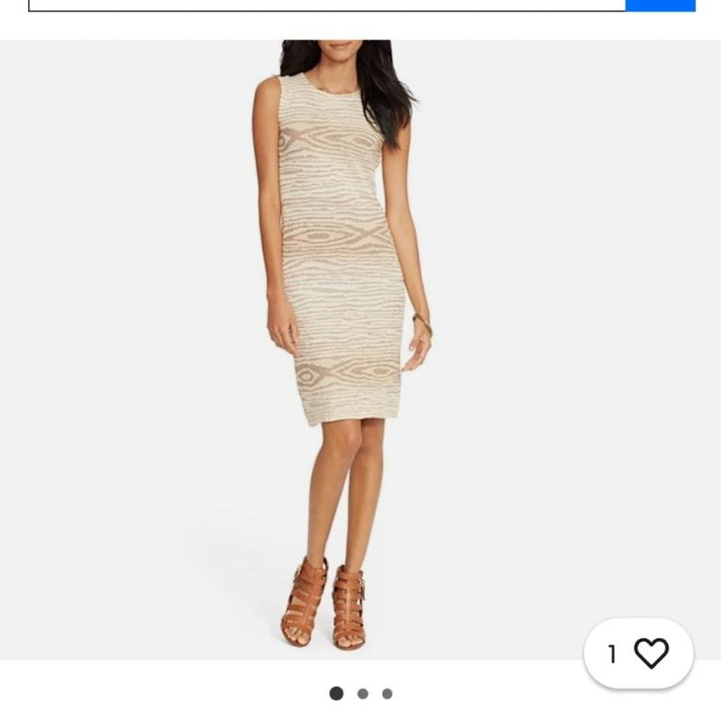 Женский Lauren Ralph Lauren Платье Бежевый S