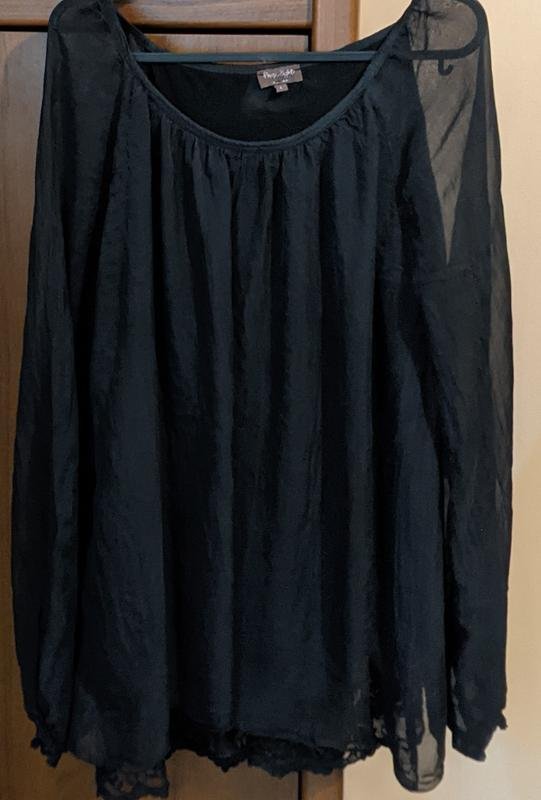 Phase Eight Блуза Чёрный Шелк L