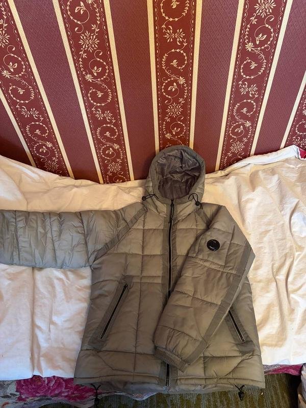Men C.P. Company Jacket Silver M