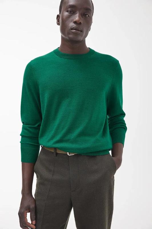 Homme ARKET Pull Vert Laine L