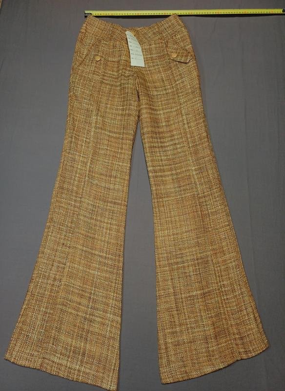 Damen Tarun Tahiliani Hosen Beige Baumwolle XS