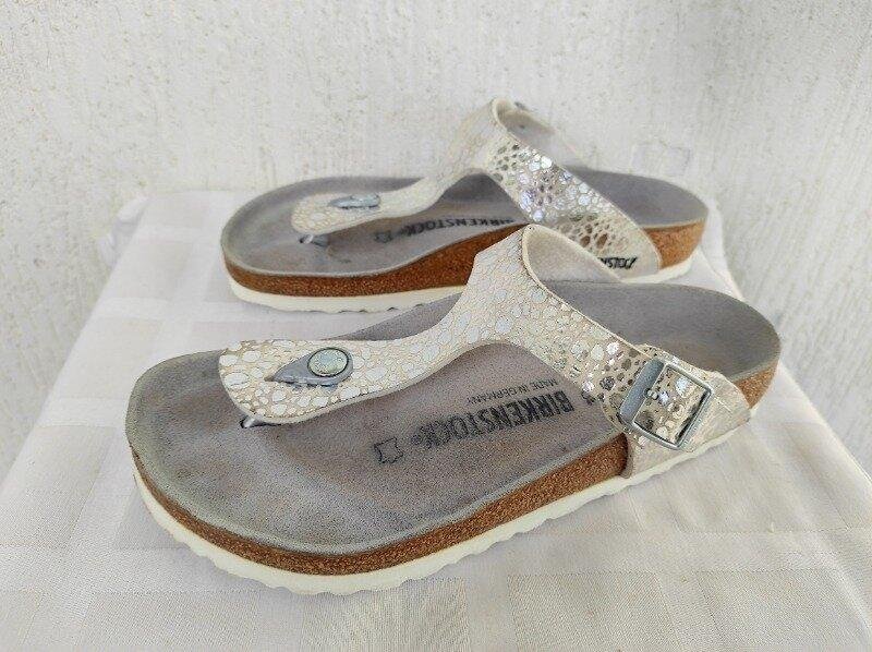 Women Birkenstock Sandals White 37