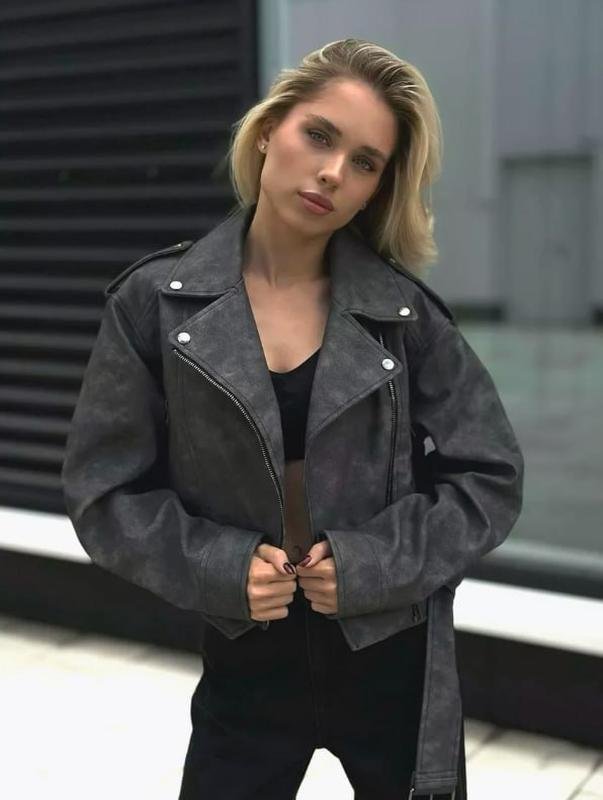 Donna Vintage Giacca Grigia S