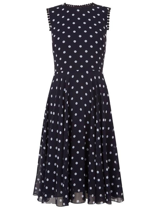 Hobbs Платье Тёмно-синее 8/36