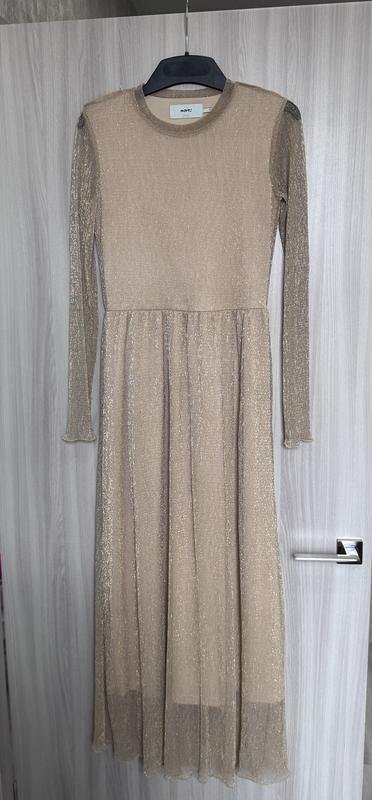 Женский Minimum Платье Золотистый