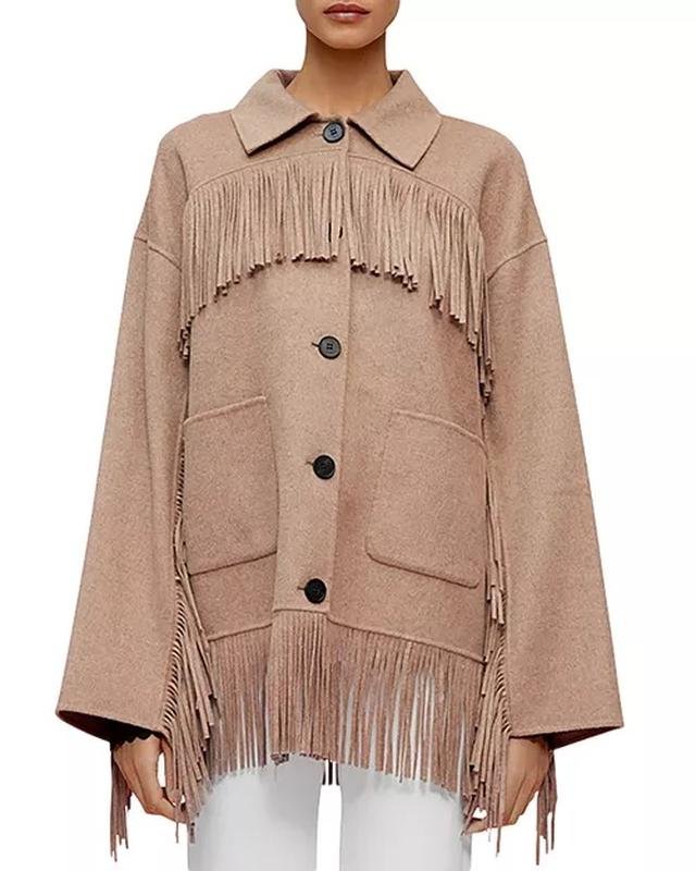 Femme Maje Manteau Beige 0