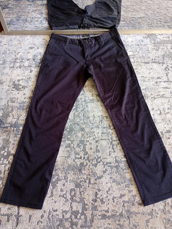 Мужские Brioni Брюки Чёрный 32