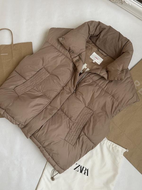 Женский S. Oliver Жилетка Бежевый S