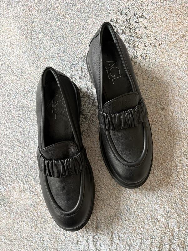 Женские AGL Лоферы Чёрные 38