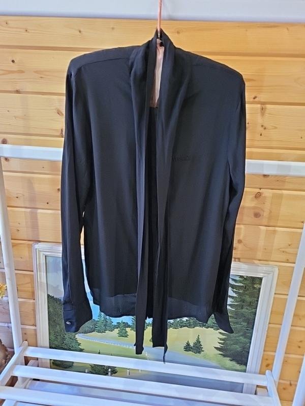 Женская Versace Рубашка Чёрная 42