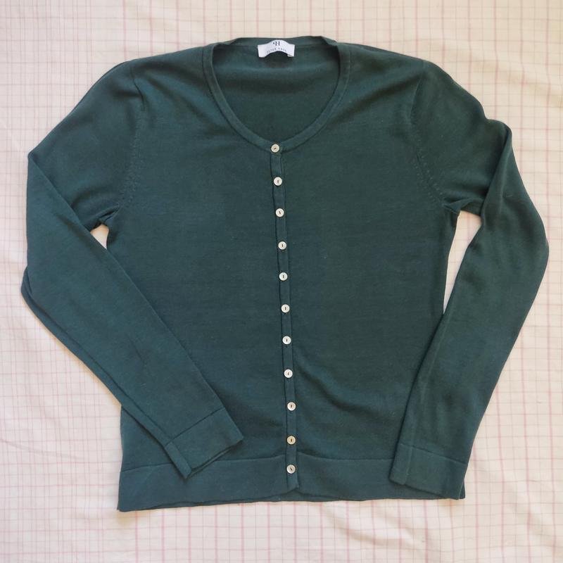 Женский Peter Hahn Кардиган Изумрудный 38