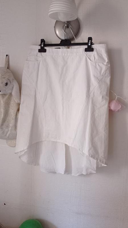 Женская Caractère Юбка Белая Хлопок 38