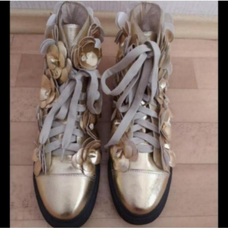 Chanel Ботинки Коричневые 39-40