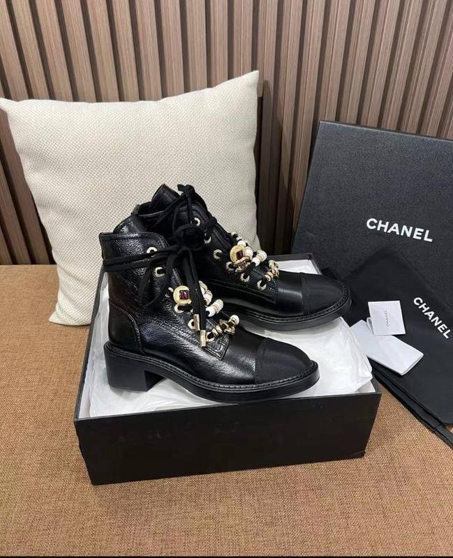 Chanel Ботинки Чёрные 38