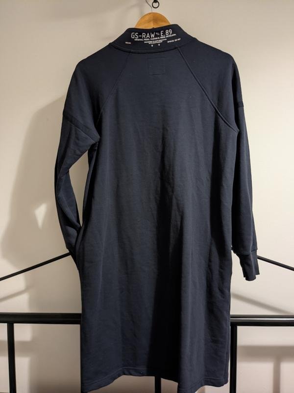 Damen G-Star Raw Kleid Marineblau Baumwolle S