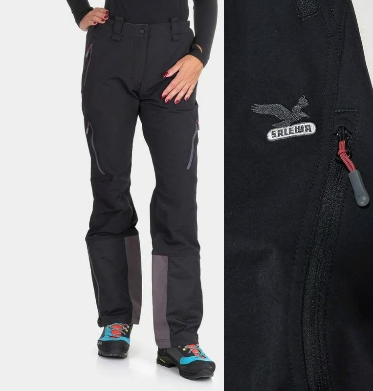 Women Salewa Trousers Black L (48)