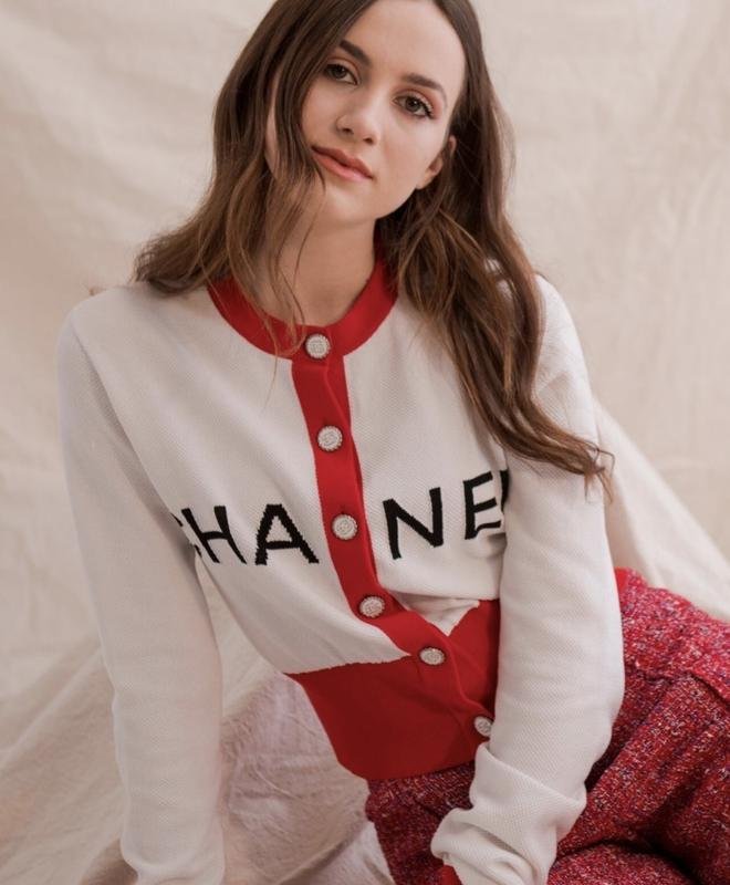 Chanel Кардиган Разноцветный 46