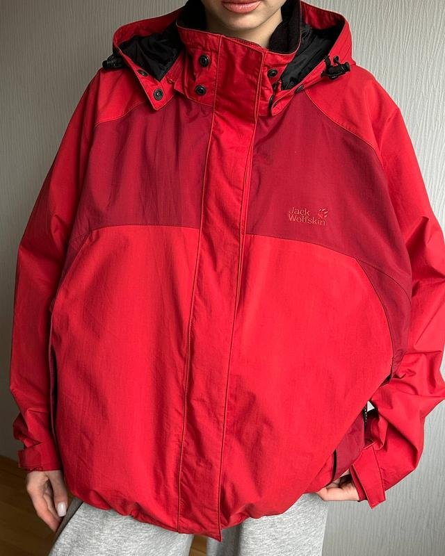 Женская Jack Wolfskin Ветровка Красный