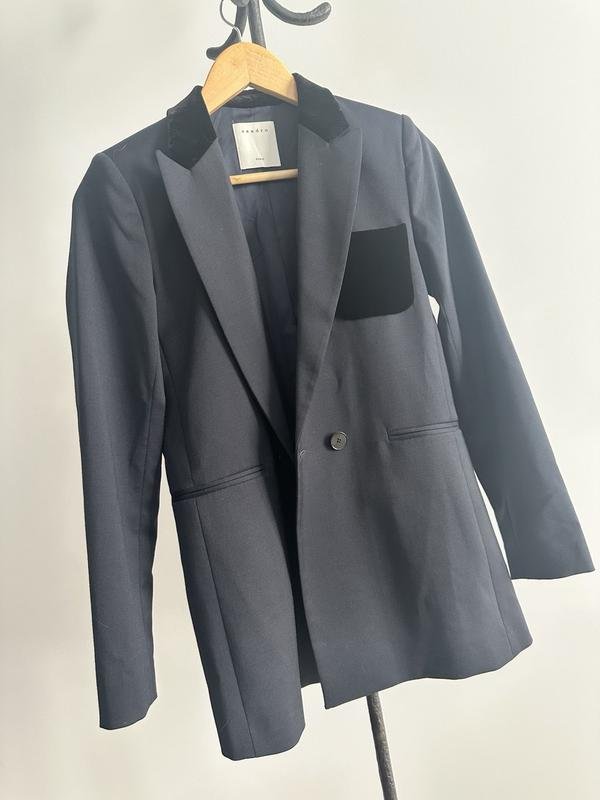 Women Sandro Paris Suit Blue 34