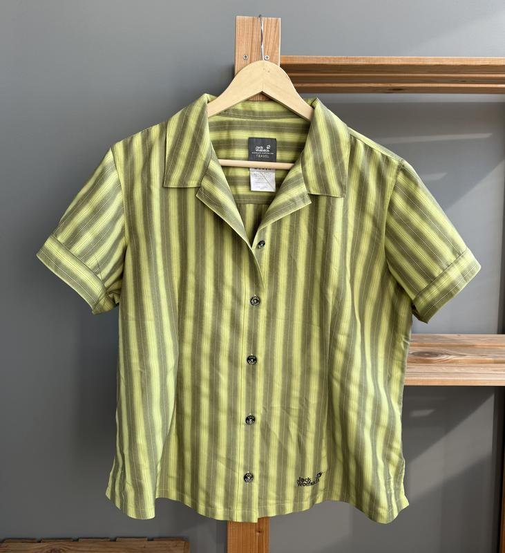 Женская Jack Wolfskin Сорочка Зелёная XL