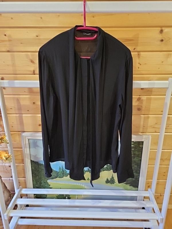 Женская Versace Рубашка Чёрный 44