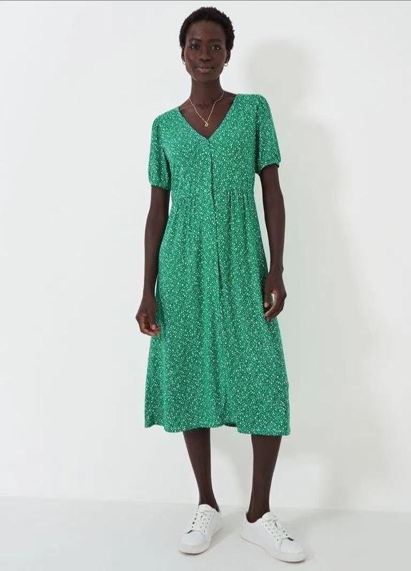 Crew Clothing Платье Зелёный M