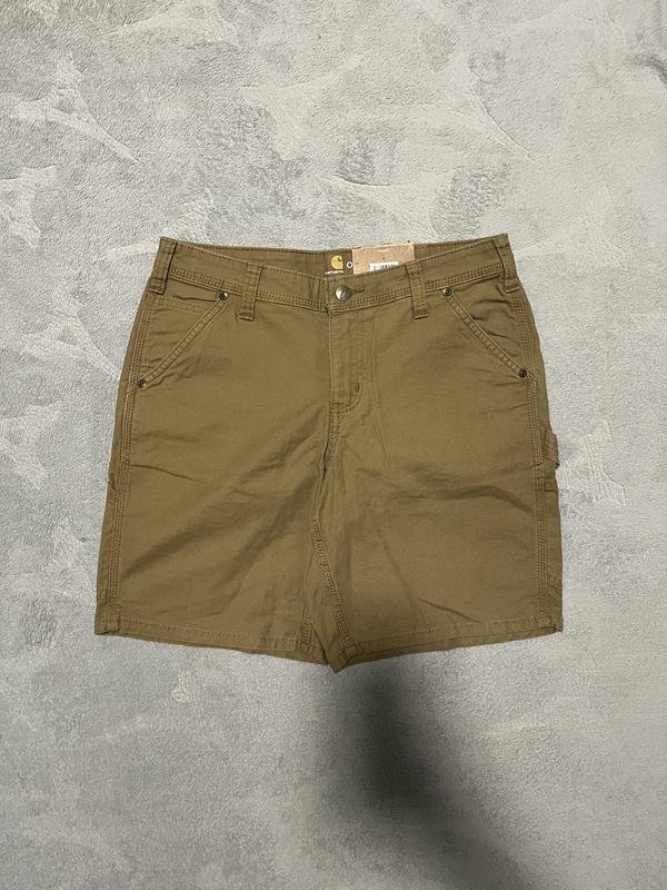 Damen Carhartt Shorts Senf
