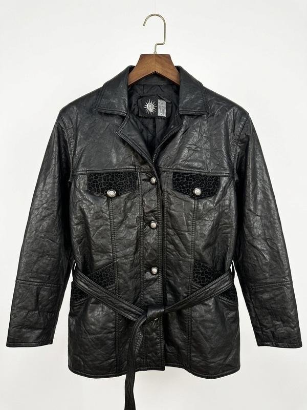 Женское Versace Пальто Чёрное L-XL