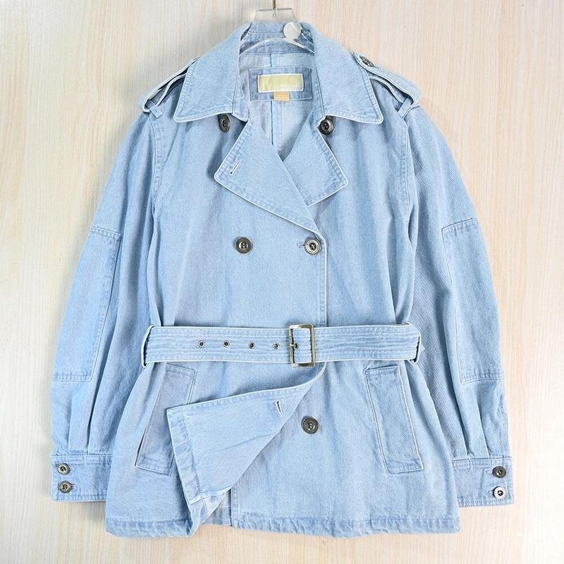 Женский Michael Kors Тренч Куртка Синий