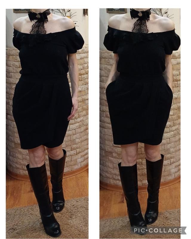 Женское Emporio Armani Платье Чёрное 42