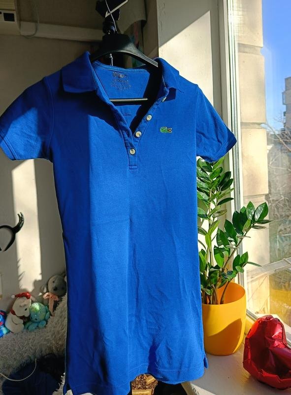 Женское Lacoste Платье Тёмно-синее S